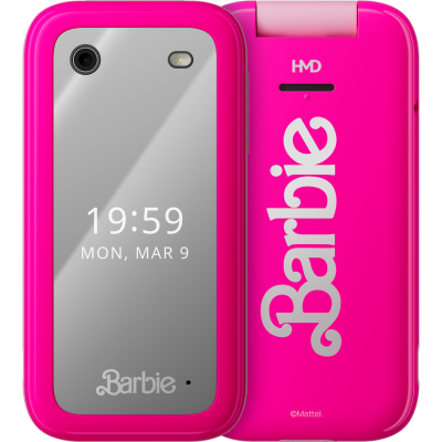 HMD Barbie™ Phone 4G 1GF030APC1L01 frontAndBack